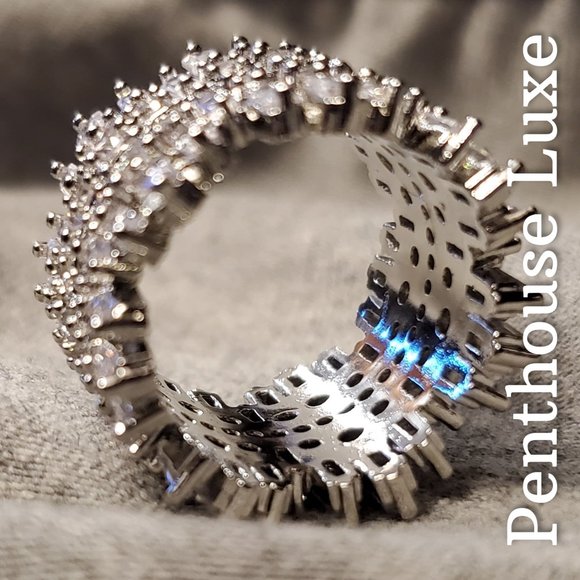 FINAL RESTOCK!! White Sapphire Silver Fairy Ring - Picture 3 of 6